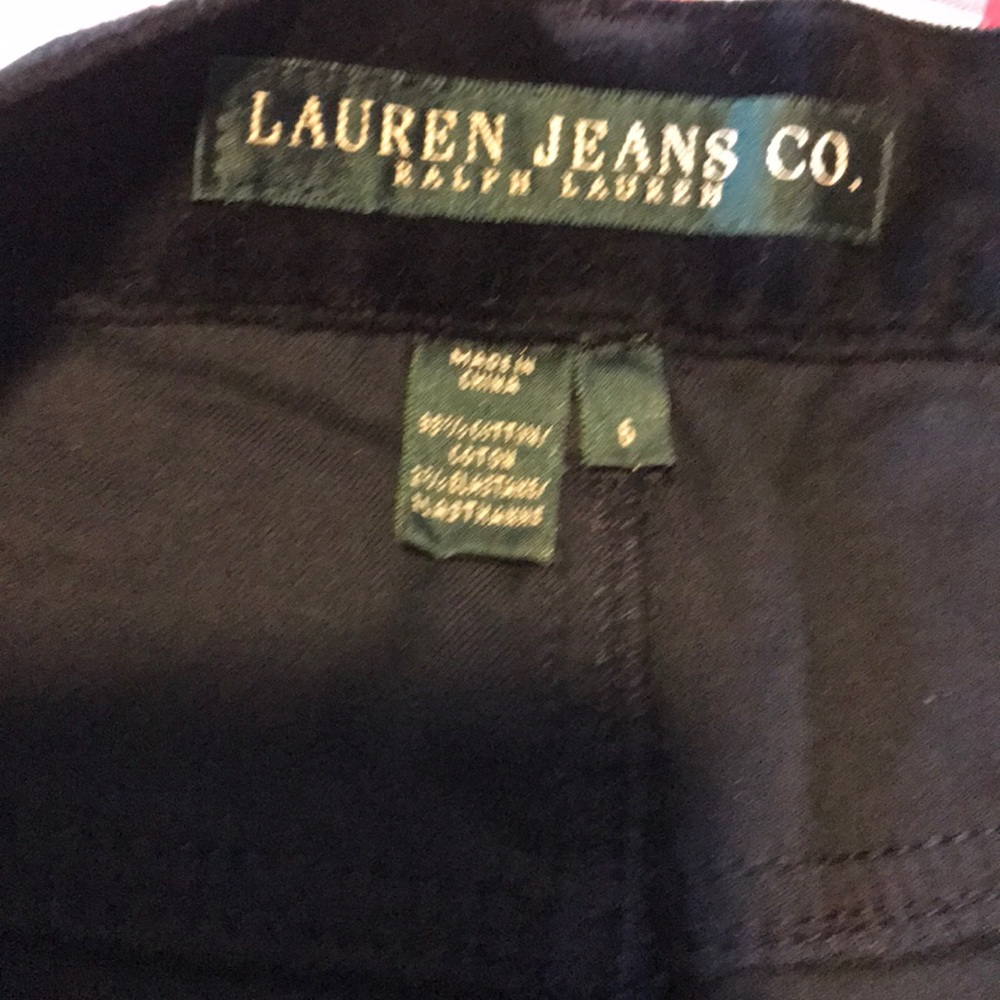 Ralph Lauren black velvet jeans - Picture 4 of 6